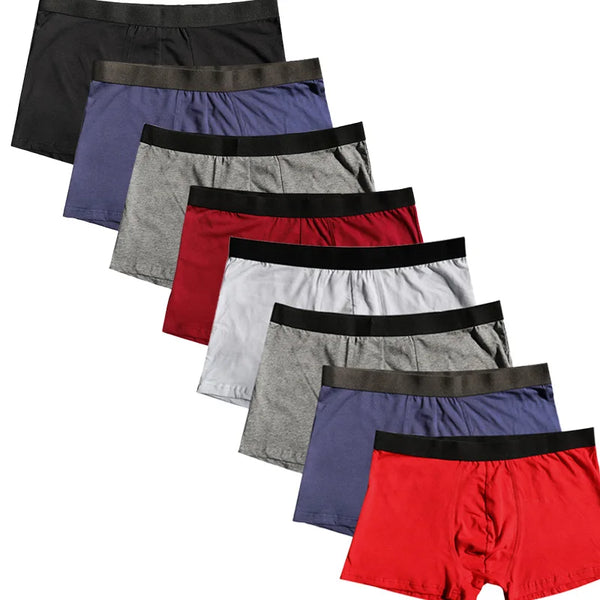 Plus Size L-5XL Men's Cotton Panties Boxer Intimate Underware Homme Boxers Thermal Shorts for Boy Sexy Lingerie Underpant
