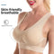Bras for Women No Underwire Push Up Sports Bra Seamless Wirefree Breathable Mesh Yoga Bra Comfort Workout Running Bras Plus Size