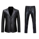 Men's Suit Sets Chic Shiny Gold 2 Pieces Suits Blazer+Pants Sets Stage Perform Clothes Party Nightclub Dancer Costume Sets Men