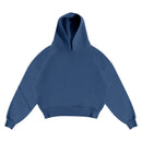 2025 European and American casual simple couple fashion hooded sweatshirt solid color loose sweatshirt sweatpants
