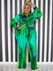 Perl Plus Size Two Piece Outfits Tie Dye Women Fall Clothing Fashion Top and Pants Leggings Matching Set Autumn Tracksuit Xl-5xl