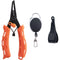 7 "fishing clamp set 420 stainless steel, line cutter, storage bag - Fishing clamp hook remover
