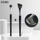 KSHBO 2pcs/set Makeup Beauty Tools Foundation Brush 47 Broom Head Liquid Foundation Shadow Repairing for Women Face Base Brushes