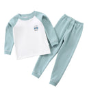 Children's velvet warm suit, autumn clothes and pants for big children, underwear for boys and girls, home clothes for babies Un