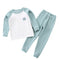 Children's velvet warm suit, autumn clothes and pants for big children, underwear for boys and girls, home clothes for babies Un