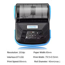 GOOJPRT 80mm Mini Thermal Receipt Printer Portable Mobile Ticket Bill Printer For Android IOS Windows Wireless Bluetooth Printer