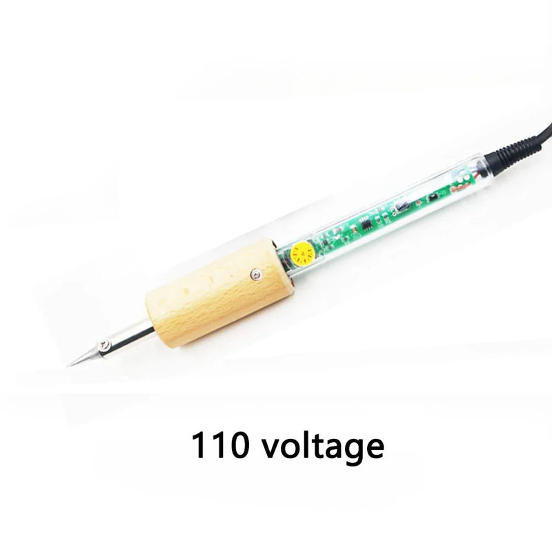 Leather Edge Tool Sets Soldering Iron Tips Lineer Edging Creaser Brass Head for Leather Craft DIY Creasing and Seal Polishing