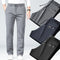 Ice Silk Cool Mens Pants 2024 New Summer Thin Casual Outdoor Quick-drying Sweatpants Male Straight Baggy Casual Men Trousers