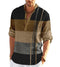 Men's First POLO Shirt Striped Color Contrast Design Light Comfortable Breathable Fashion Long Sleeve Spring And Autumn Style