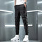 Spring Summer Harajuku Elastic Waist Quick Drying Stripe Casual Baggy Sport Running Work Trousers Man Casual Jogger Sweatpants