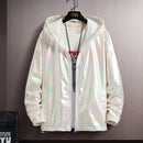 Women Summer Windbreaker Jacket Loose Size 7XL Jacket Female Thin Coat Casual Basic Hoodie Jacket Tops Girl Beachwear