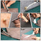 KRABALL 48/72pcs Leather Craft Sewing Working Tools Kit with Upholstery Thread Awl Needles Thimble for Repair Stitching DIY