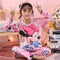 New Girls Unicorn Milk Silk Pajamas Summer Long Sleeve Children's Clothing Sleepwear Pyjamas Sets For Kids