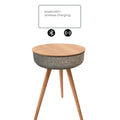 Smart Wireless Charging Coffee Table Bluetooth Stereo Audio Sofa Side Table Music Coffee Table with USB Charger