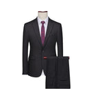 Asian Size Slim Men's Suit Two Piece, Asian Size Jacket and Trousers, Black, Pink, Coffee Colors Available, Blazer with Pants