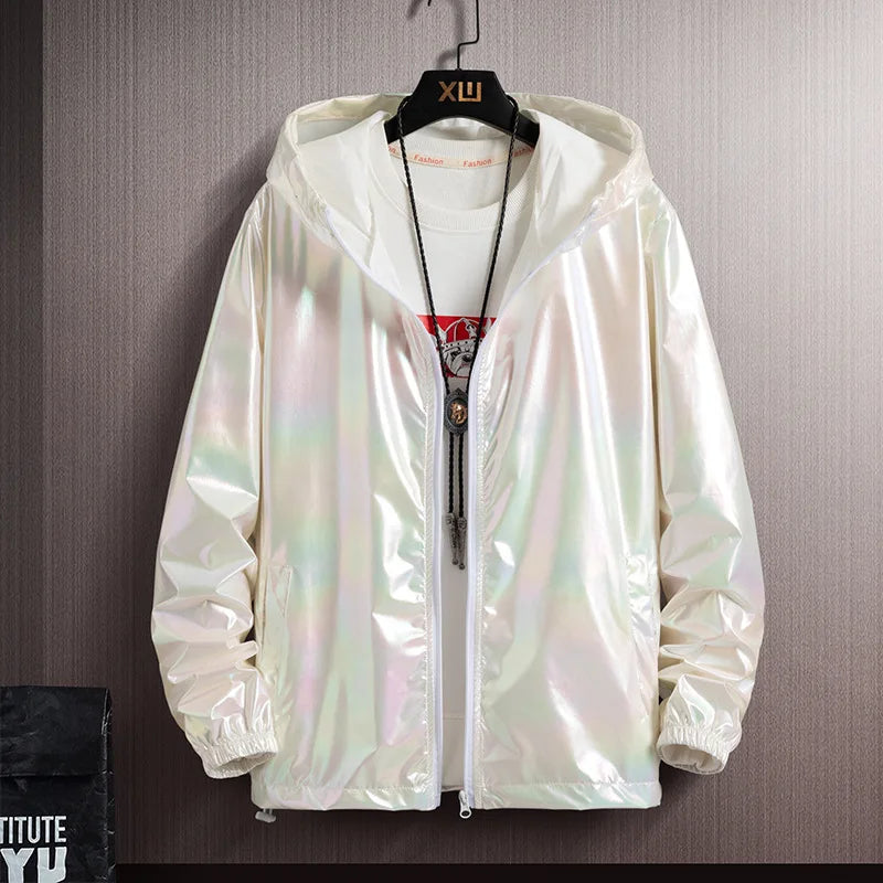 Women Summer Windbreaker Jacket Loose Size 7XL Jacket Female Thin Coat Casual Basic Hoodie Jacket Tops Girl Beachwear