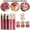 Rare Beauty Soft Pinch Tinted Lip Oil Liquid Lipstick /Highlighter/Blusher Cream Deep Moisturizing Nutrient Repair Lip Gloss