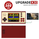 k30 Retro Portable Mini Handheld Video Game Console 8-Bit 3 Inch Color LCD Kids Color Game Player Built-in 500 Games