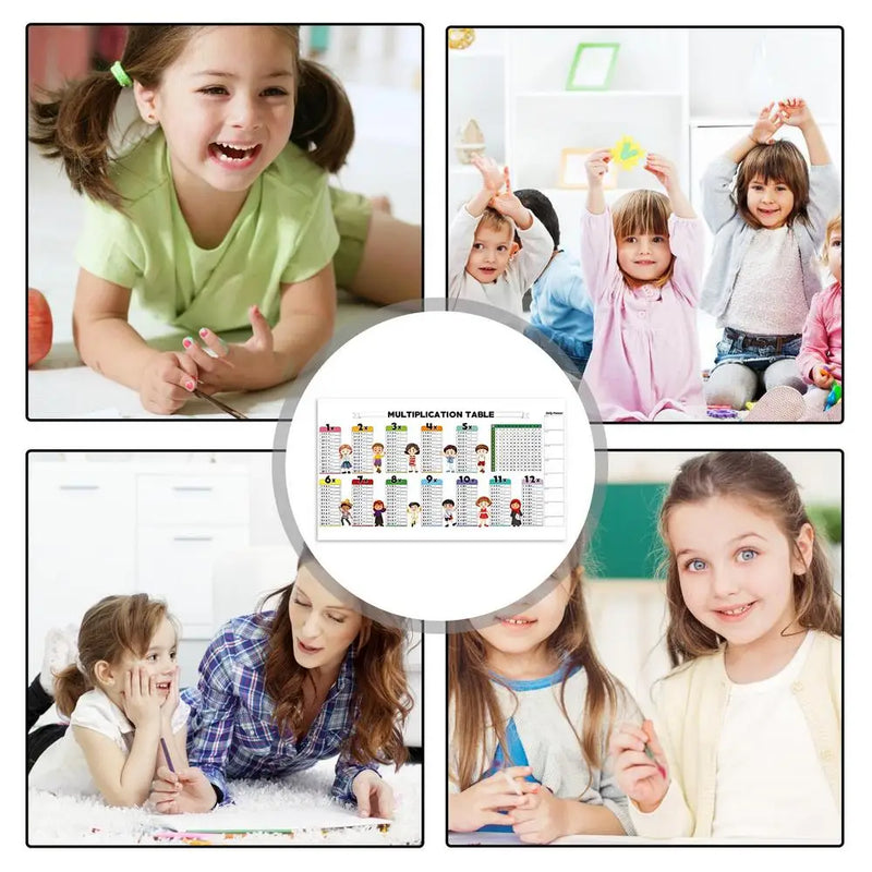 Kids' Reusable Math Blackboard: Dry Erase Learning Tool for Basic Operations