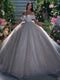 LORIE Shiny Glitter Princess Wedding Dresses A Line Off The Shoulder Bride Dress Sweetheart Neck Dubai Wedding Gowns Customized