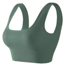 Seamless Knitted Sports Fitness Yoga Bra and Underwear