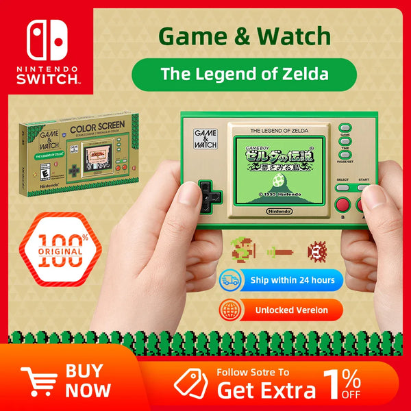 Nintendo Game & Watch The Legend of Zelda 3 Series Defining Games 2.36 inch LCD Screen Adventure