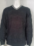 New2025 Men's Winter Knitted Sweater V-Neck Knitted Pullovers Club Party Solid Slim Warm Knitwear Sweaters  Male Streetwear Tops