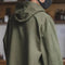 Spring Autumn Retro Cargo Drawstring Workwear Army Pullover Hood New Hoddies Military Male Windbreaker War Coat Work Clothes