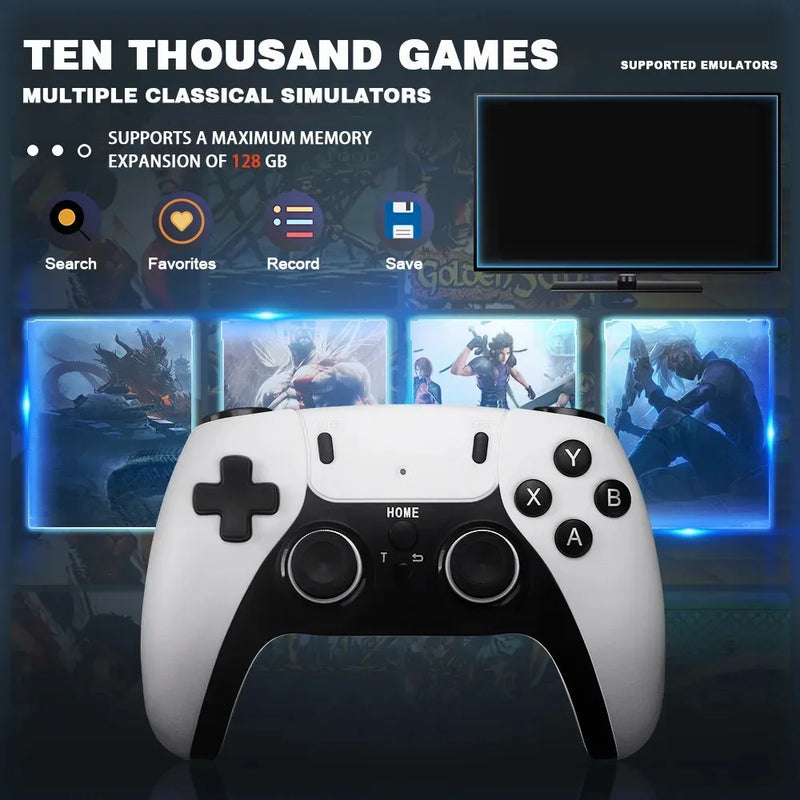 Video Game Sticks M8 Console 2.4G Dual Wireless Controller Game Stick 4K 20000 games 64GB Retro game For Dropshiopping Xmas Gift