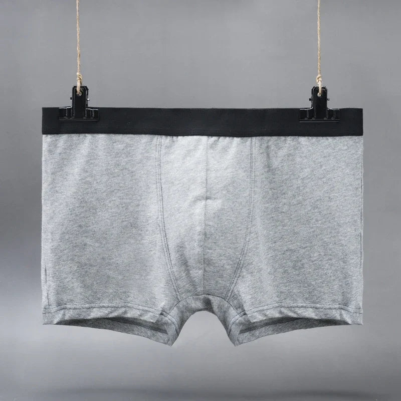 Plus Size L-5XL Men's Cotton Panties Boxer Intimate Underware Homme Boxers Thermal Shorts for Boy Sexy Lingerie Underpant