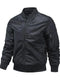 Solid Color Bomber Jacket Men Fashion Aviator Baseball Jacket New In Outerwears Spring Autumn Ropa Hombre Jackets For Men S-5XL