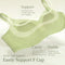SUJIIN Wireless Bra for Big Breasts Women Push Up Full-Coverage Large Size Bra Ladies Seamless Comfort Smoothing Bralettes MX313