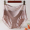 Plus Size Satin Panties Women's New Sexy High Quality Satin Transparent Mesh Women Underwear No Trace Big Briefs Large Sizes