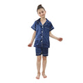 teenager loungewear children home clothing kids pajamas set girls silk satin pijama boys sleepwear baby nightgowns for 3-13Y
