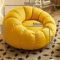 Creative Pumpkin Shape Single Lazy Sofa Bedroom Balcony Living Room Lounge Chair Detachable Washable Living Room Furniture