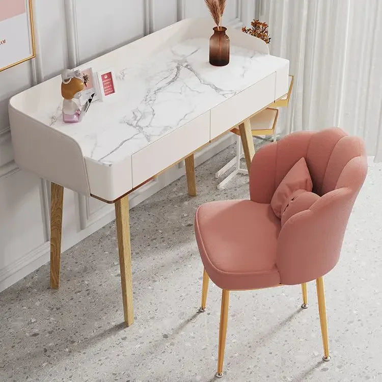 Simple Dining Room Chair Home Light Luxury Stool Backrest Girl Internet Celebrity Bedroom Dressing Table Makeup Chair