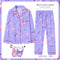 2pcs Kid's Kuromi Pattern Pajamas, Long Sleeve Top & Pants Set, Cartoon Cinnamoroll Print Loungewear, Comfy Casual Girl's Set