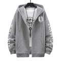 Angel Wings Personality Pattern Female And Man Zip Hoodies Harajuku Fleece Hooded Fashion Casual Pullovers Hip Hop Loose men Top