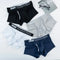 New Loose Boxer Briefs for Men Popular Elastic Comfortable Breathable Letter Printed Men's Dedicated Side Opening Underpanties