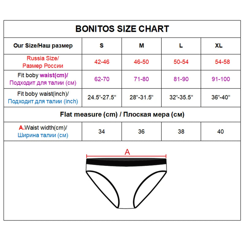 6pcs Women's Panties Sexy Underwear Women Briefs Brazilian Lingerie High Waist Female Underpants Plus Size