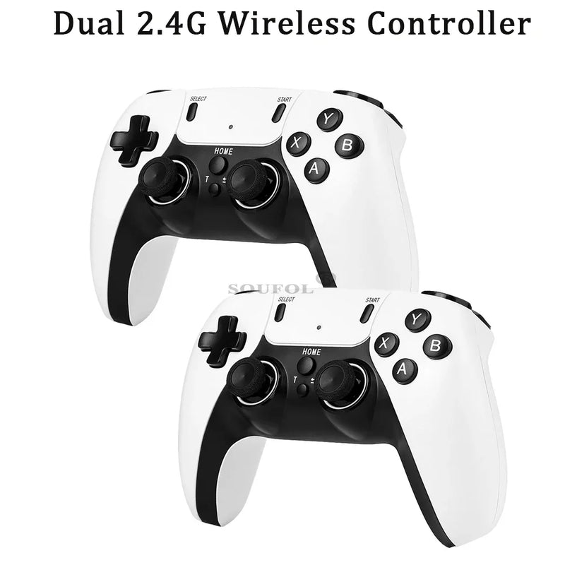 X9 PRO Retro Game Stick 4K TV HD Video Game Console 256G 50000 Games For PS1/PSP/SFC/N64 Emulator 3D Classic Games