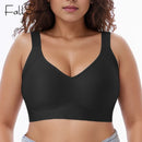 FallSweet Plus Size Bra for Women Push Up Bras Seamless Wireless Bralette Comfor Thin Cup Brassiere Sexy Ladies Lingrie M-6XL