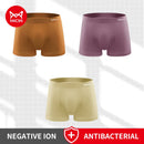 MiiOW 3Pcs Big Pouch Sexy Men Underwear Ultra Thin Seamless Ice Silk Men's Panties Antibacterial Breathable Man Boxer Underpants