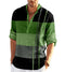 Men's First POLO Shirt Striped Color Contrast Design Light Comfortable Breathable Fashion Long Sleeve Spring And Autumn Style