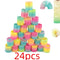 24PCS Rainbow Magic Springs Circle Toys Kids Birthday Party Favors Guests Giveaway Small Gifts Pinata Fillers Flexible Funny Toy