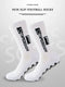 6 pairs of football socks, men's and women's mid length anti slip training socks, thickened professional sports socks