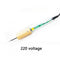 Leather Edge Tool Sets Soldering Iron Tips Lineer Edging Creaser Brass Head for Leather Craft DIY Creasing and Seal Polishing