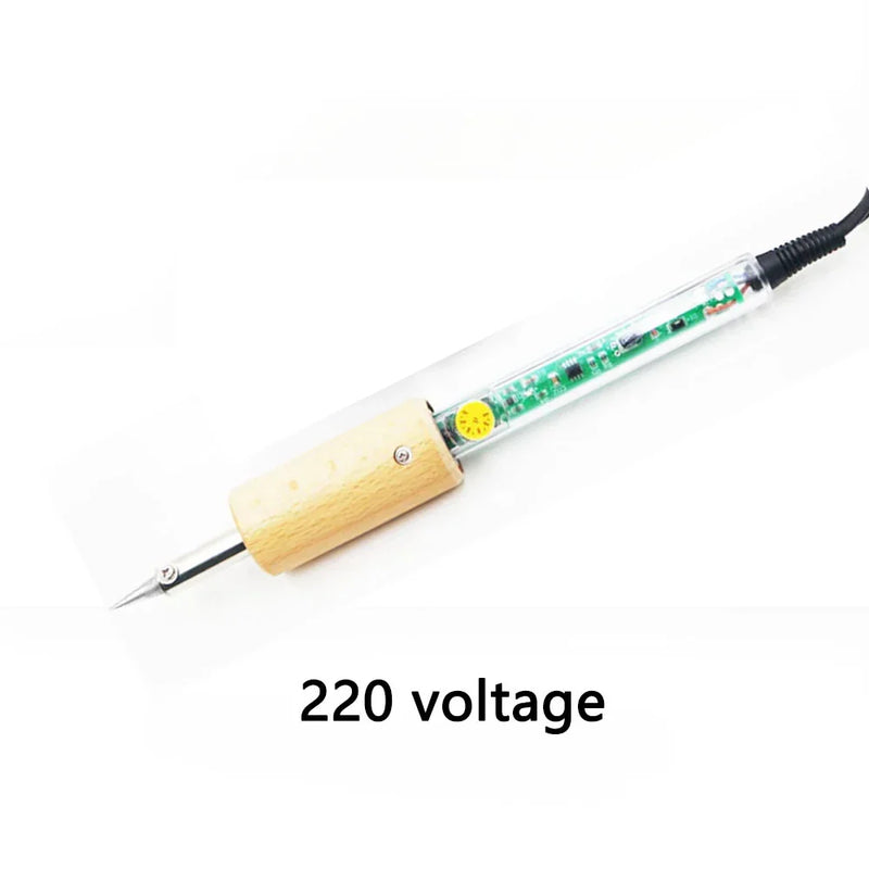Leather Edge Tool Sets Soldering Iron Tips Lineer Edging Creaser Brass Head for Leather Craft DIY Creasing and Seal Polishing