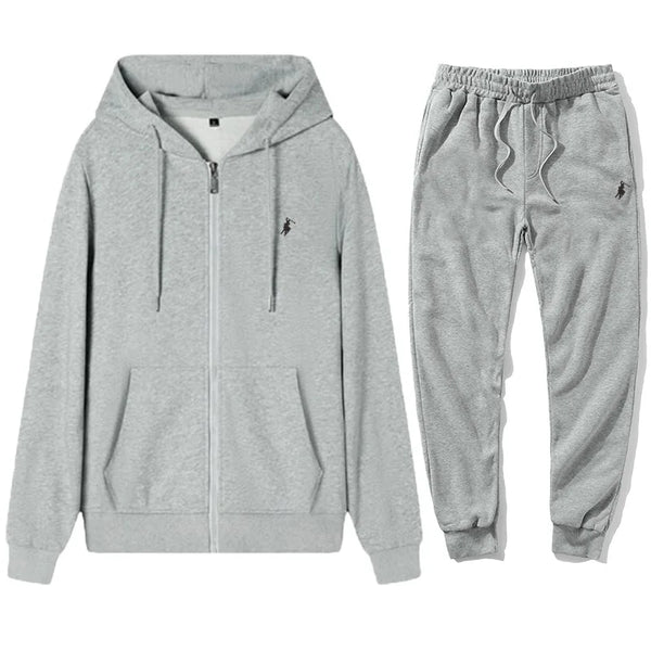 Brand Men's and Women's Zipper Hoodies and Pants Set, Hoodies, Jackets, Sports and Hoodies