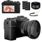 56MP Digital Camera Front Rear Dual Lens Selfie 4K Photography Camcorder Auto Focus 16X Youtube Livestream WIFI Webcam DIY Frame